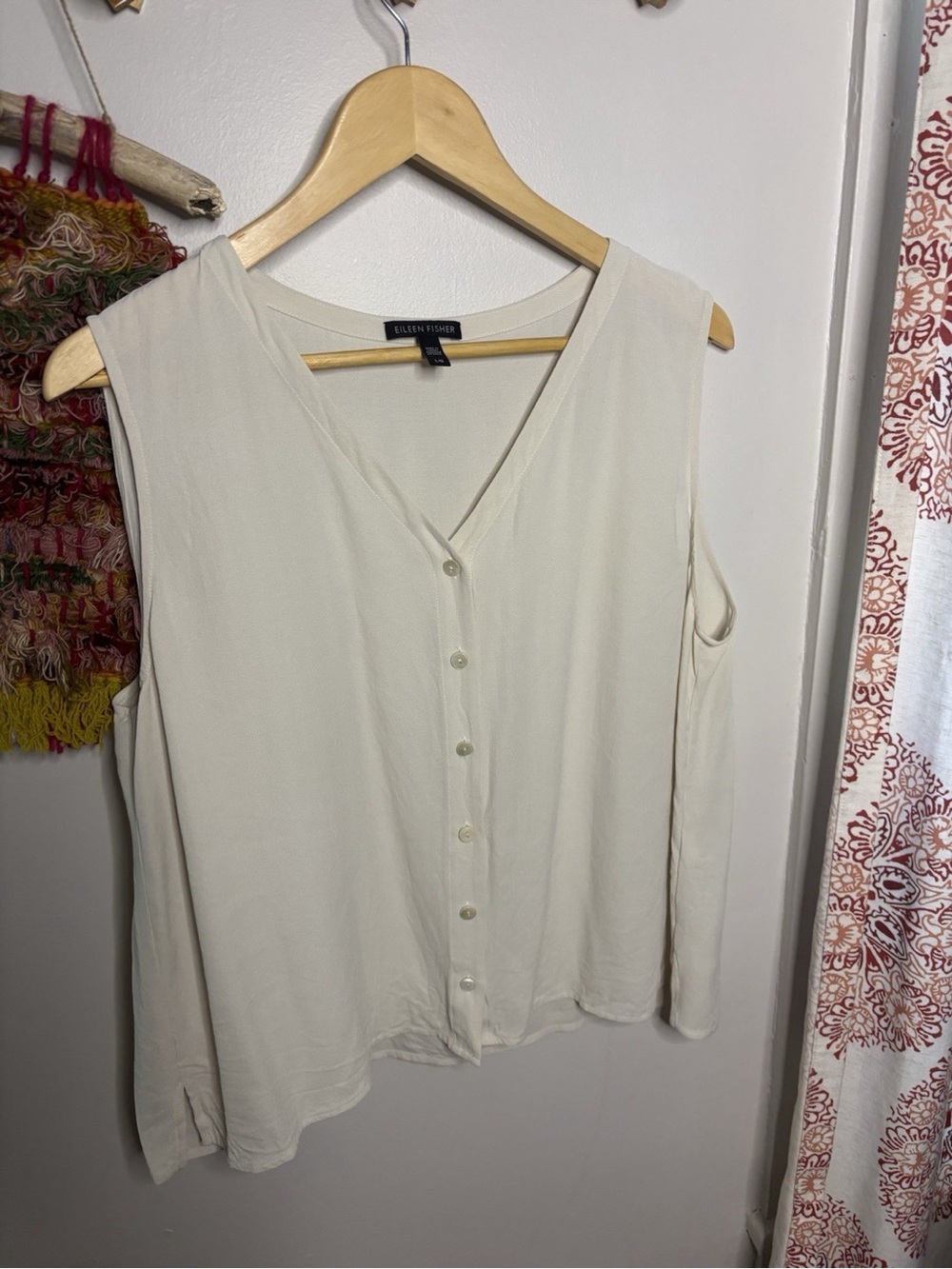 Eileen Fisher Women's Silk Sleeveless Tank Top